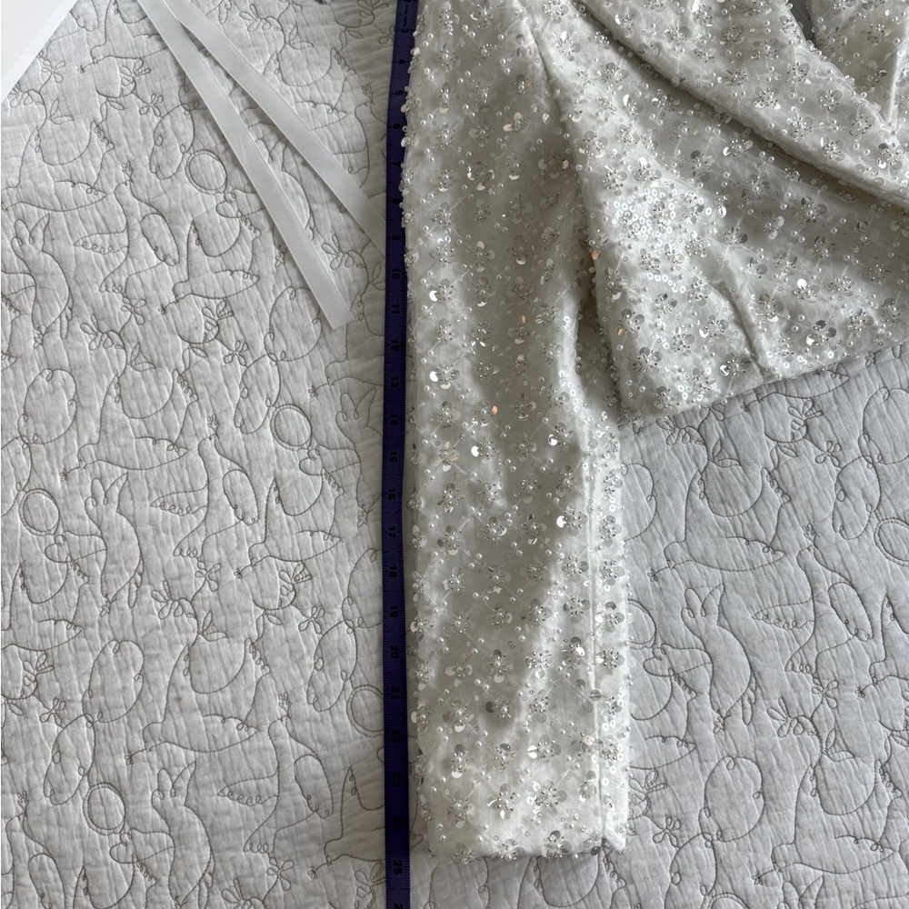 (Brand New with Tags) Nadine Merabi Clara White Blazer - Picture 7 of 15